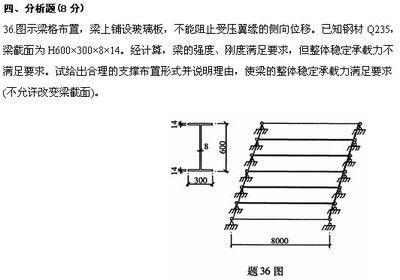 鋼結構考試分析題（鋼結構考試分析）